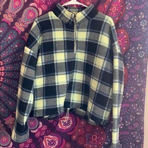 Long sleeve cropped hoodie